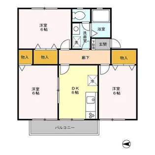 コートサクセス【1階】の間取り