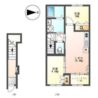 GRAN COSTA Ⅰ【2階】の間取り