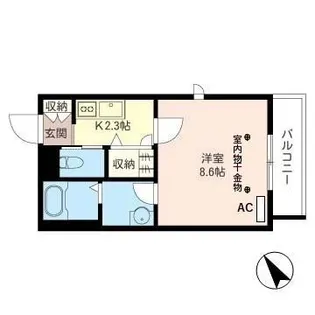 ル・クリザンテム【2階】の間取り