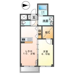 LUMINOUS COAT【2階】の間取り