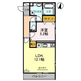 ウィステリア【3階】の間取り