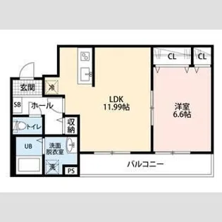 リーブルファイン指扇【1階】の間取り