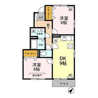 レガーロ A【1階】の間取り