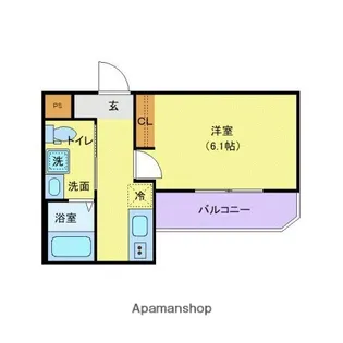 DELIGHT TOWN【1階】の間取り