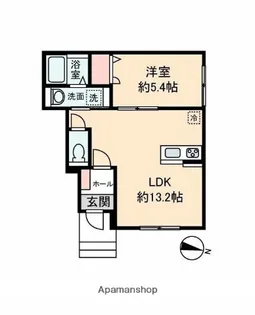 埼玉県さいたま市中央区本町西4丁目【アパート】の間取り