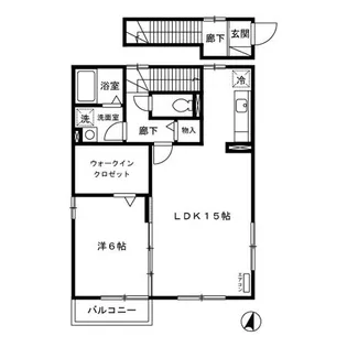 ボナールピア【2階】の間取り