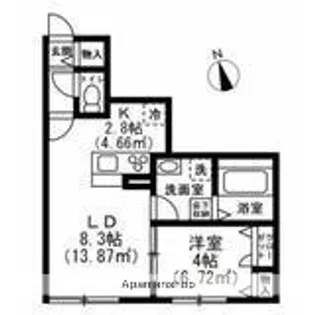 CAMELLIA HOUSE【1階】の間取り