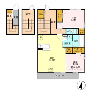 BOGOR RESIDENCE【3階】の間取り