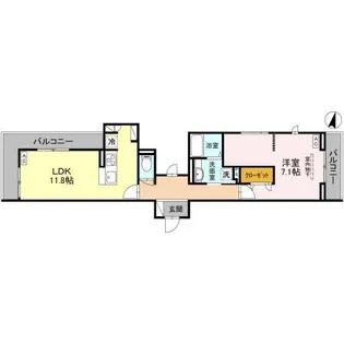 グランヴィル【3階】の間取り