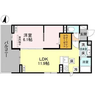 グランヴィル【1階】の間取り