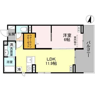 グランヴィル【3階】の間取り