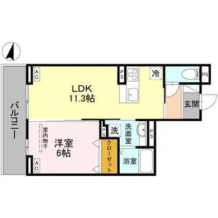 グランヴィル【2階】の間取り