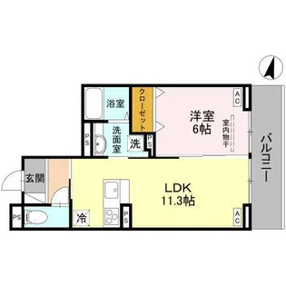 グランヴィル【2階】の間取り