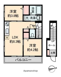 パークハイム【2階】の間取り