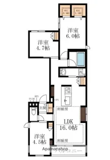 PALAIS RAFFINE【2階】の間取り