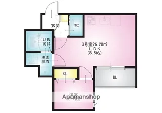 REGALEST CIEL大和田【1階】の間取り