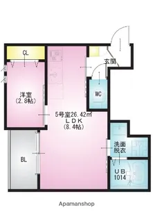 REGALEST CIEL大和田【1階】の間取り