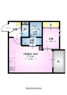 REGALEST S 大和田【1階】の間取り