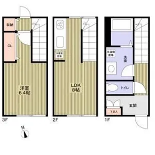 MOKーTERRACE西大宮 A棟【1階】の間取り