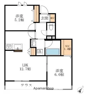 メゾン コンフォート【1階】の間取り