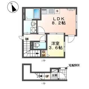 KIRAMEKI 煌【2階】の間取り
