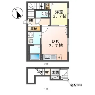 KIRAMEKI 煌【2階】の間取り