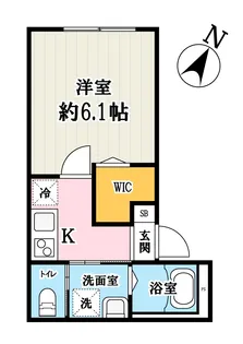 キャメル大成【1階】の間取り