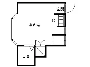 1Kの間取り画像