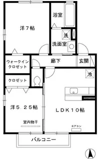 リビングタウン西大宮 Ⅲ【1階】の間取り