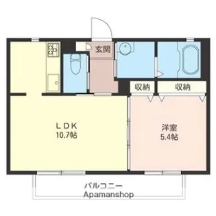 グリーン ドバシ【2階】の間取り