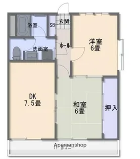 SYOHEIマンション【2階】の間取り