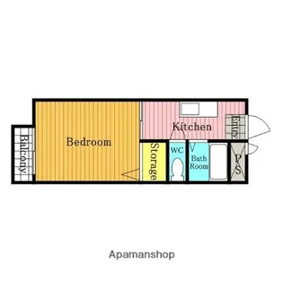 チェリー吉田【1階】の間取り
