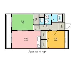 ロータスⅡ【3階】の間取り