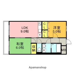 ロータスⅡ【3階】の間取り