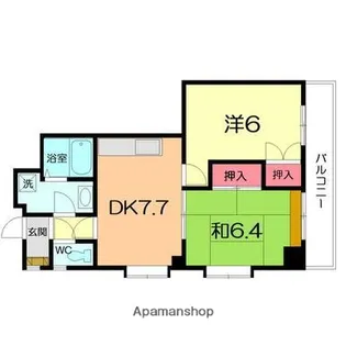 メゾンドミヤハラ【2階】の間取り