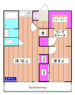 コーポ福島【2階】の間取り