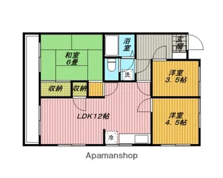 ウエルス日進ハウス【1階】の間取り