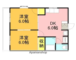 第三嶋村マンション【301号室】の間取り