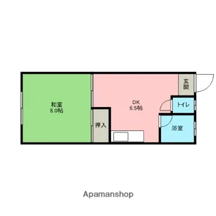 スターハイツ【1号室】の間取り