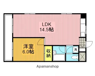 プラザ宮原【201号室】の間取り