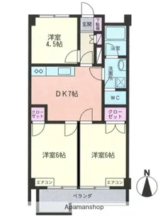 けやきガーデン【307号室】の間取り