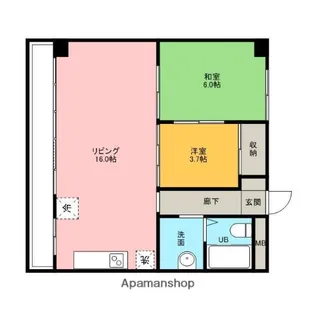 さくらヴィレッジ【3階】の間取り