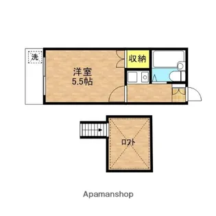 アネックスノヴァⅡ【101号室】の間取り