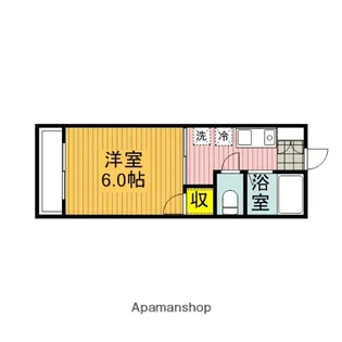 プロシード岸【202号室】の間取り