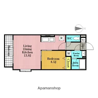 シード【303号室】の間取り