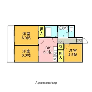 柳屋ビル【2階】の間取り