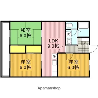 第二島村ハイツ【102号室】の間取り