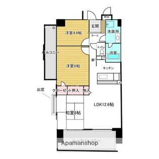 パティオ大宮【7階】の間取り