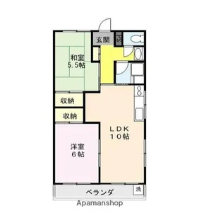 武蔵ハイツ【3階】の間取り