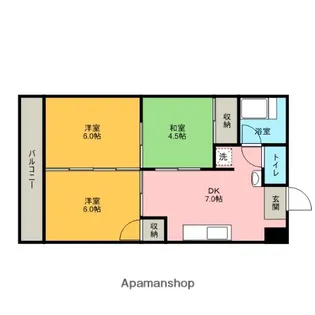 シャントーレクレモナ【3階】の間取り